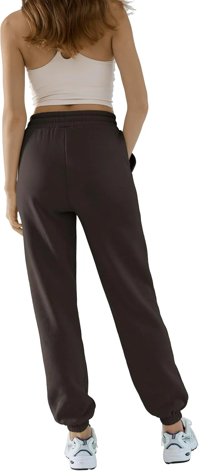 Baggy Sweatpants for Women High Waisted Soft Fleece Lining Sweatpants with Pockets Y2K Joggers Lounge Campus Outfits