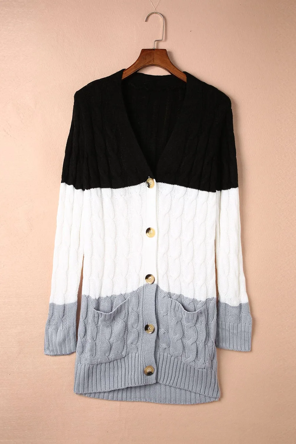 Button Front Cardigan Sweater