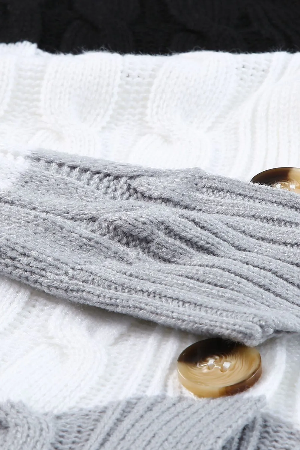 Button Front Cardigan Sweater