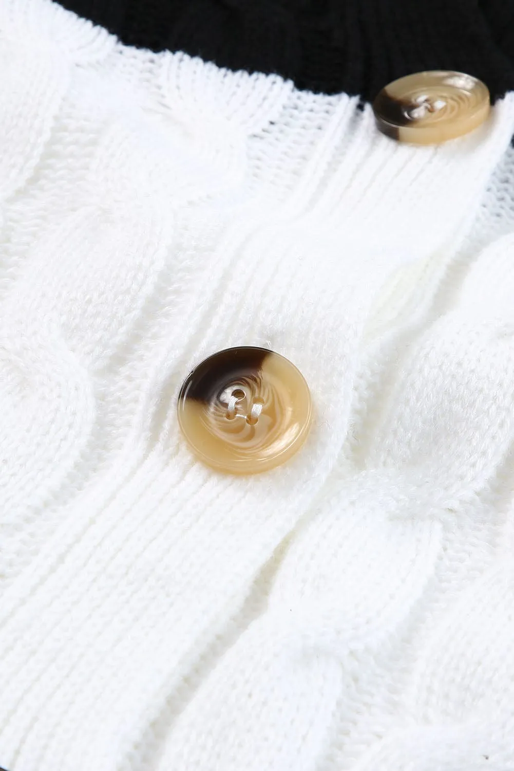 Button Front Cardigan Sweater