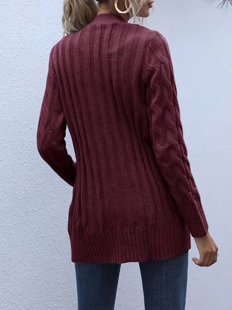 Button Front Cardigan Sweater