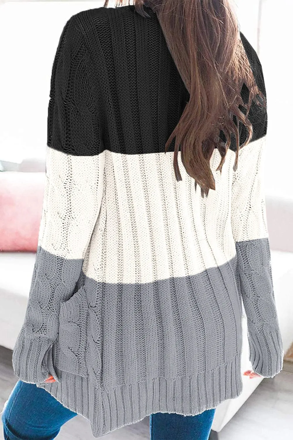 Button Front Cardigan Sweater