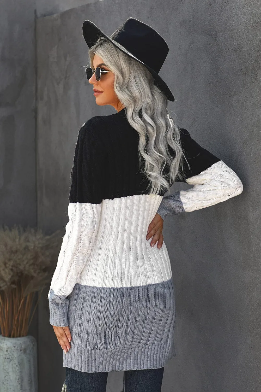 Button Front Cardigan Sweater